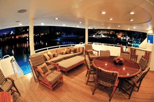 ARIOSO -  Aft Deck at Night